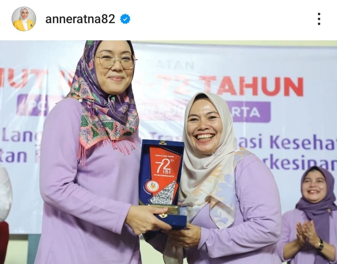 Publik Tanyakan Kapasitas Anne Ratna Mustika di Acara HUT IBI