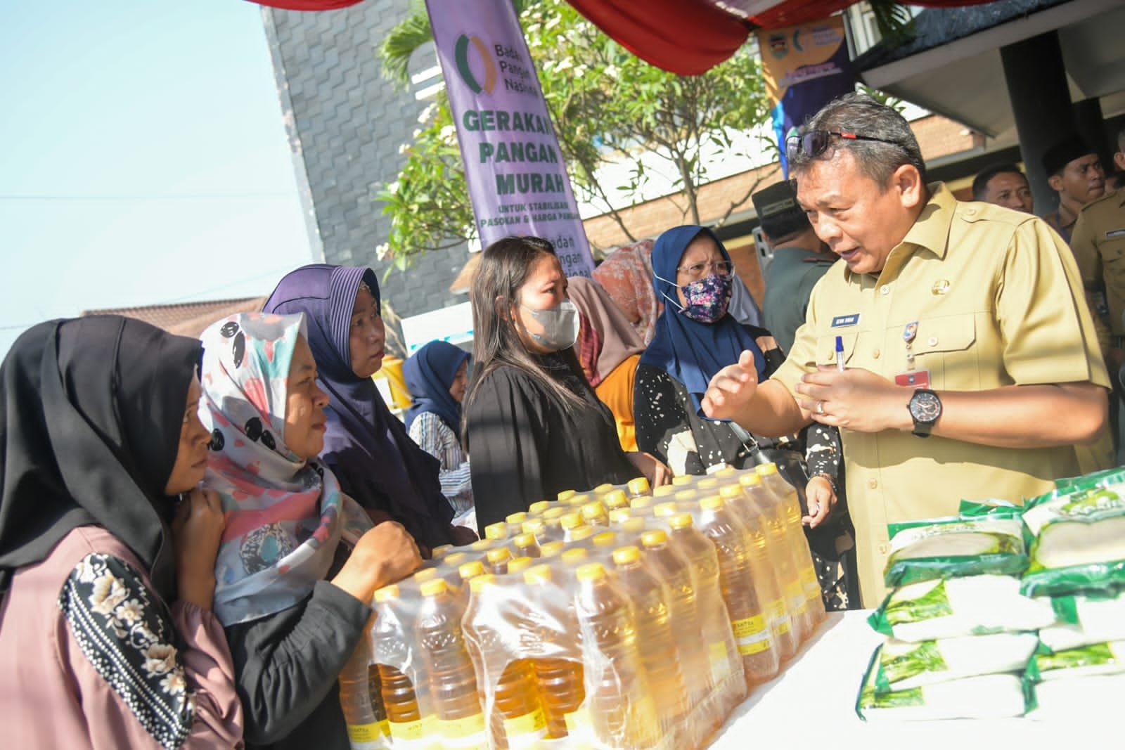 Begini Gerakan Pangan Murah di Purwakarta