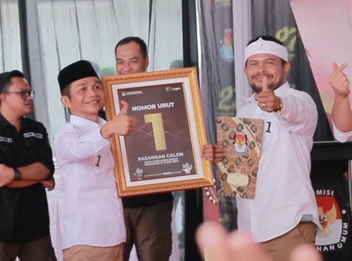 Sah..! Pasangan ZEINJO Dapat Nomor Urut 1 di Pilkada Purwakarta