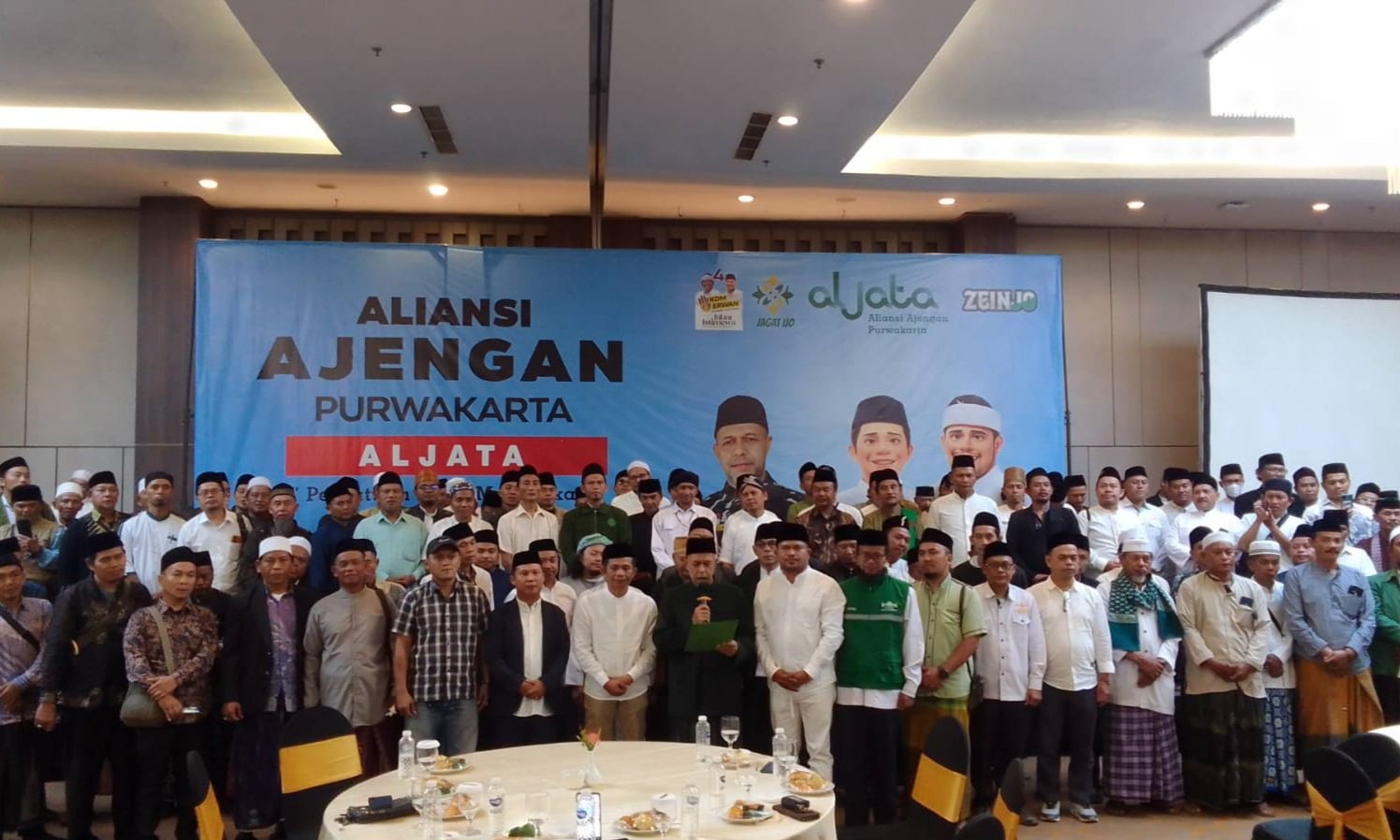 Aliansi Ajengan Purwakarta Resmi Deklarasi Dukung Pasangan No 1  ZeinJo